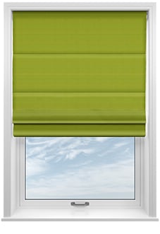 Nova, Lime - Twist&Fit Roman Blind